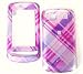 New Pink Purple Cross Plaid Color Design Lg Xenon Gr500 Snap on Cell Phone Case