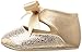 Baby Deer Metallic Ankle Strap with Bow Slip-On