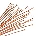 Copper Headpins 24 Gauge 2 Inches (50 Head Pins)