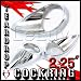 Cockring Teardrop Cock Ring 2.25" Chrome Metal