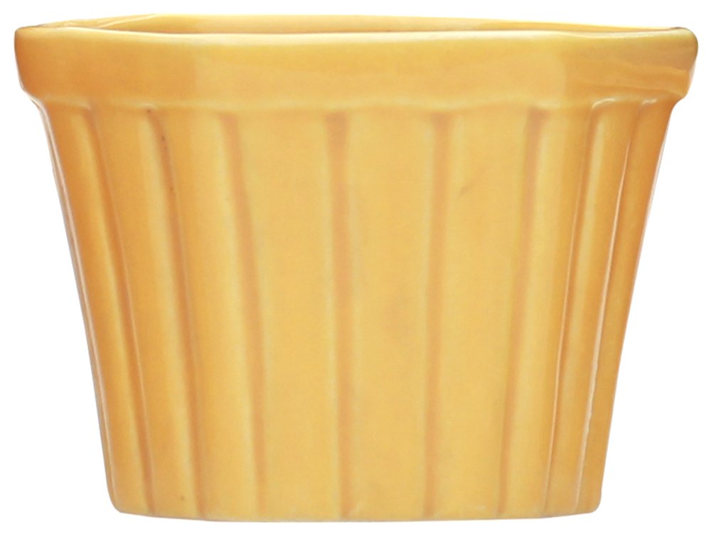 SouvNear Yellow Ceramic 4.5" Planter Pots Indoor Outdoor Flower Herb