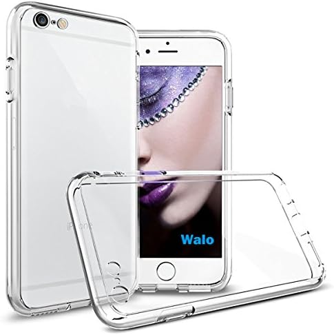 iphone 6s plus case, Walo Soft Transparent Slim Case, Premium TPU Clear Case for iphone 6 plus , iphone 6s plus ( 5.5 inch ) , ( Clear )