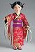 Akai Hime Japanese Outfit ~ Includes a Kimono, Sandals & Hair Sticks and fits the 18 inch Slim all Vinyl Dolls like Carpatina & Stardust Classics & Magic Attic Image
