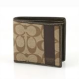 [コーチ] COACH 二つ折財布 ヘリテージ シグネチャー ストライプ F74084SKHBR [並行輸入品][アウトレット] COACH 二つ折り財布
