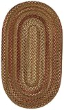2 x 3 Oval Made-to-Order Capel 0048VS00240036200 Sage Red Hues Color Hand Braided American "Manchester Collection" Rug