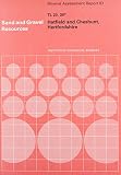 The sand and gravel resources of the country around Hatfield and Cheshunt, Hertfordshire : description of 1:25000 sheets TL20 and 30, and parts of TQ29 and 39
