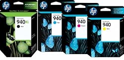 HP 940xl Black, Regular Capacity Cyan, Magenta, Yellow