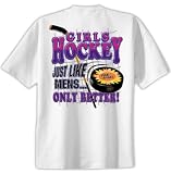 Girls Hockey T-Shirt Just Like Mens
