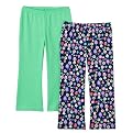 Toddler Girls' Circo&reg; 2-pack Knit Pant - Jade/Blue Print