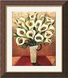 IMAGE OF Calla Lily Bouquet Framed Art Print by Shelly Bartek, 34.51 in. x 40.14 in. Framed
