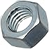 Steel Hex Nut, Zinc Plated Finish, Class 8, JIS B1181, M8-1.25 Thread Size, 12 mm Width Across Flats, 6.5 mm Thick (Pack of 50)