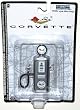 Black and Silver Corvette 1950's Die Cast Metal Gas Pump (1 Unit)