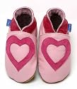 Inch Blue Love Retro Baby Pink Soft Shoes, Soft shoes, Baby girl