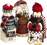 Santa Claus Stacking Tower - Christmas Holiday Gift Basket