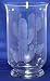 Individually Hand Etched Cactus Glass Candle Shade 11"H