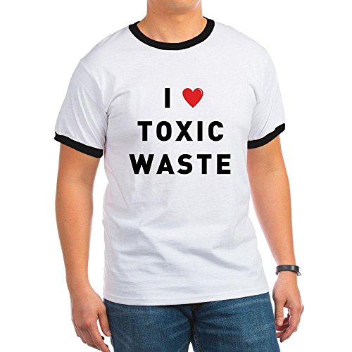 CafePress - I Love Toxic Waste - Ringer T
