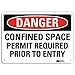 Danger Sign, 4 Hole Mount, 10in W x 7in H (2 pieces)