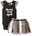 The Children's Place Baby Girls' Leopard Skirt Set