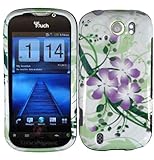Green Lily Hard Case Cover for HTC Mytouch 4G Slide