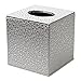 JustNile Toilet Tissue Box Cover - Silver/White Victorian B