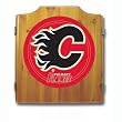 NHL Calgary Flames Dart Cabinet includes Darts and Board
