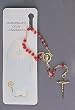 Bookmark Rosary - First Holy Communion - Bookmark and Full 14" Rosary - Exclusively from the Studios of Cromo NB (Milano, Italy)