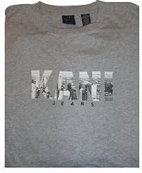 Men's Kane Kani Jeans T-Shirt Grey/Heather Size 4XL