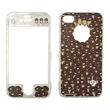 フルカスタムカバー iPhone4/4S 専用ケース (なめこ 集合)