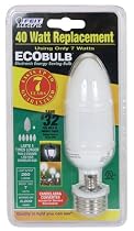 Feit Electric ESL7C 7-Watt Compact Fluorescent Chandelier Bulb with Candelabra Base (40-Watt Incandescent Equivalent)
