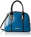 Anne Klein Show Off Satchel, Teal/Black
