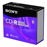 Sony CD-R Audio 80 Minute in Slim Jewel Case (10-Pack) Sony CD-R Audio 80 Minute in Slim Jewel Case (10-Pack)