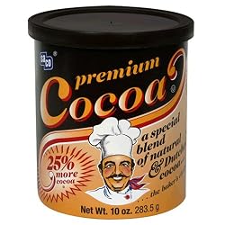 Saco Premium Baking Cocoa, 10-Ounce Canisters (Pack of 12)