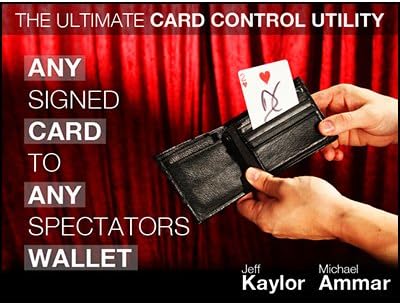 Any Card to Any Spectator's Wallet ( & Gimmick) By Jeff Kaylor & Ammar