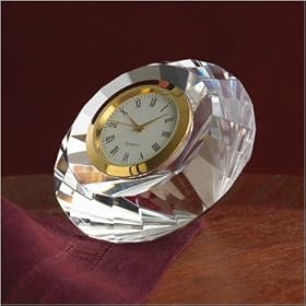 Lenox Crystal Jeweled Ice Clock by 