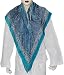 Girls Scarves Handpainted Square Silk 44 x 44 inches (sqsrf123)