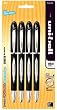 uni-ball Jetstream Bold-Point Stick, Roller Ball Pens, 4 Black Ink Pens (33931PP)