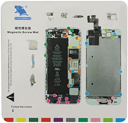 Cellphone Repair Tools, 20cm x 19cm Magnetic Screws Mat for iPhone 5S