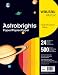 Wausau Paper AstroBright Color Laser/Inkjet Paper, 24 lb, Letter, Warm Colors, 500 Sheets (20262)
