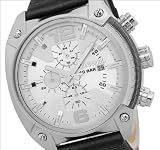 Diesel Men's DZ4214 Leather Quartz Watch with White Dial