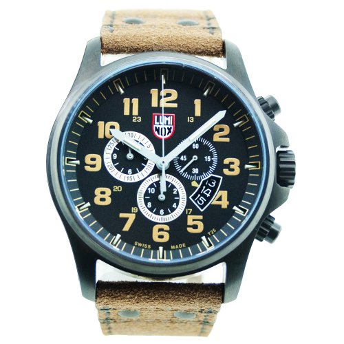 Luminox Men's 1885 Stainless-Steel Plated Analog Stainless-Steel Bezel Watch