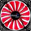 NEW! AeroCool Shark PC Case Cooling Fan Devil Red 120mm
