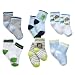 JUST ONE YOU Made by Carters ® Newborn Boys' 6pk Jungle Sock - 3-12M