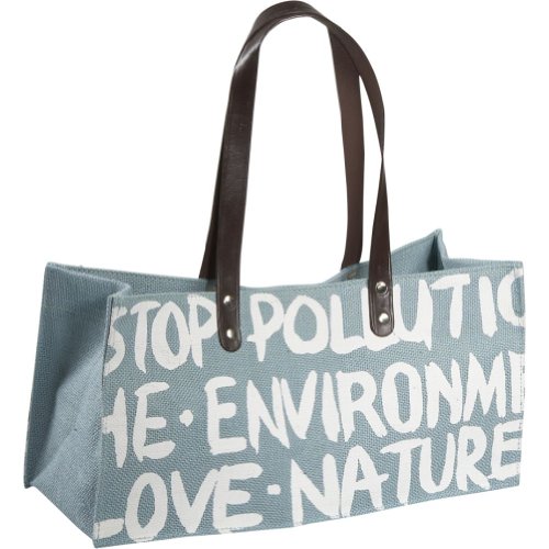 Earth Axxessories Stop Pollution Jute Bag