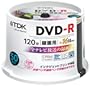 TDK �^��pDVD-R �f�W�^�������^��Ή�(CPRM) 1-16�{�� �C���N�W�F�b�g�v�����^�Ή�(�z���C�g�E���C�h) 50���X�s���h�� DR120DPWC50PU-AM