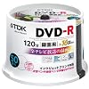 TDK �^��pDVD-R �f�W�^�������^��Ή�(CPRM) 1-16�{�� �C���N�W�F�b�g�v�����^�Ή�(�z���C�g�E���C�h) 50���X�s���h�� DR120DPWC50PU-AM