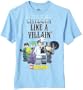 Batman Boys 8-20 Chillin Villian Short Sleeve Tee,Sky Blue,S (7/8)