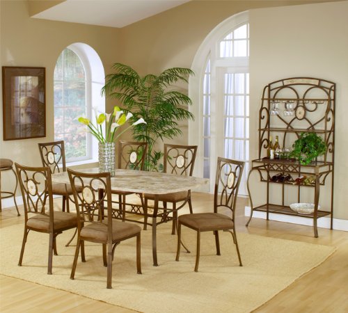 The Brookside 7-Piece Rectangular Back Chairs