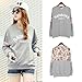 Urparcel Women Letter Print Sweatshirt Hoodies Blouse Tops Long Sleeve