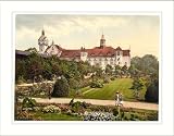 Castle and rose garden Colberg Pommeraina Germany (i.e.Kolobrzeg Poland), c. 1890s, (S) Library Image