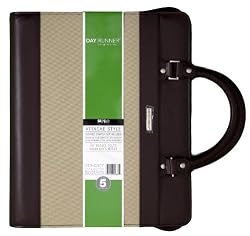 Day Runner PRO Berlin Refillable Planner, 8 1/2 x 11 Inches, Brown/Tan, Undated (313-0307)